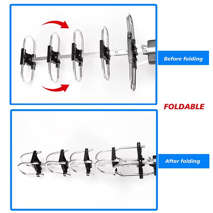 Antena digital exterior para zonas rurales alta ganancia