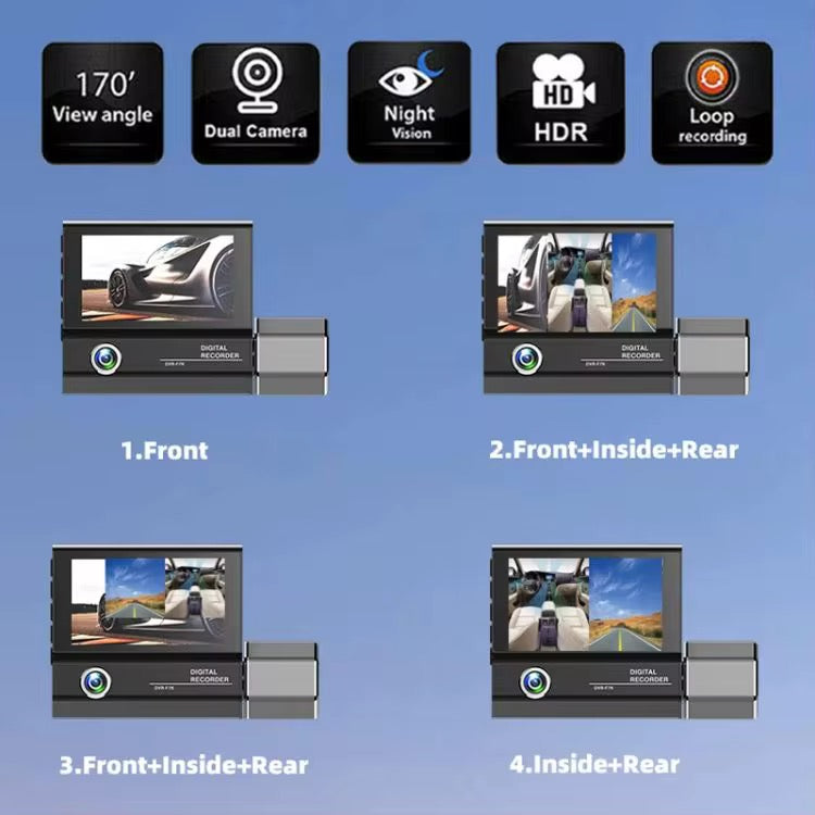 Camara para auto 3 cámaras