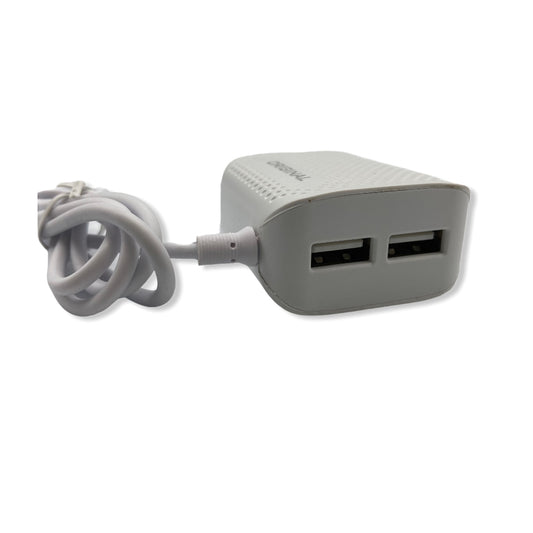 Cargador Celular MicroUSB + 2 USB 2.1A