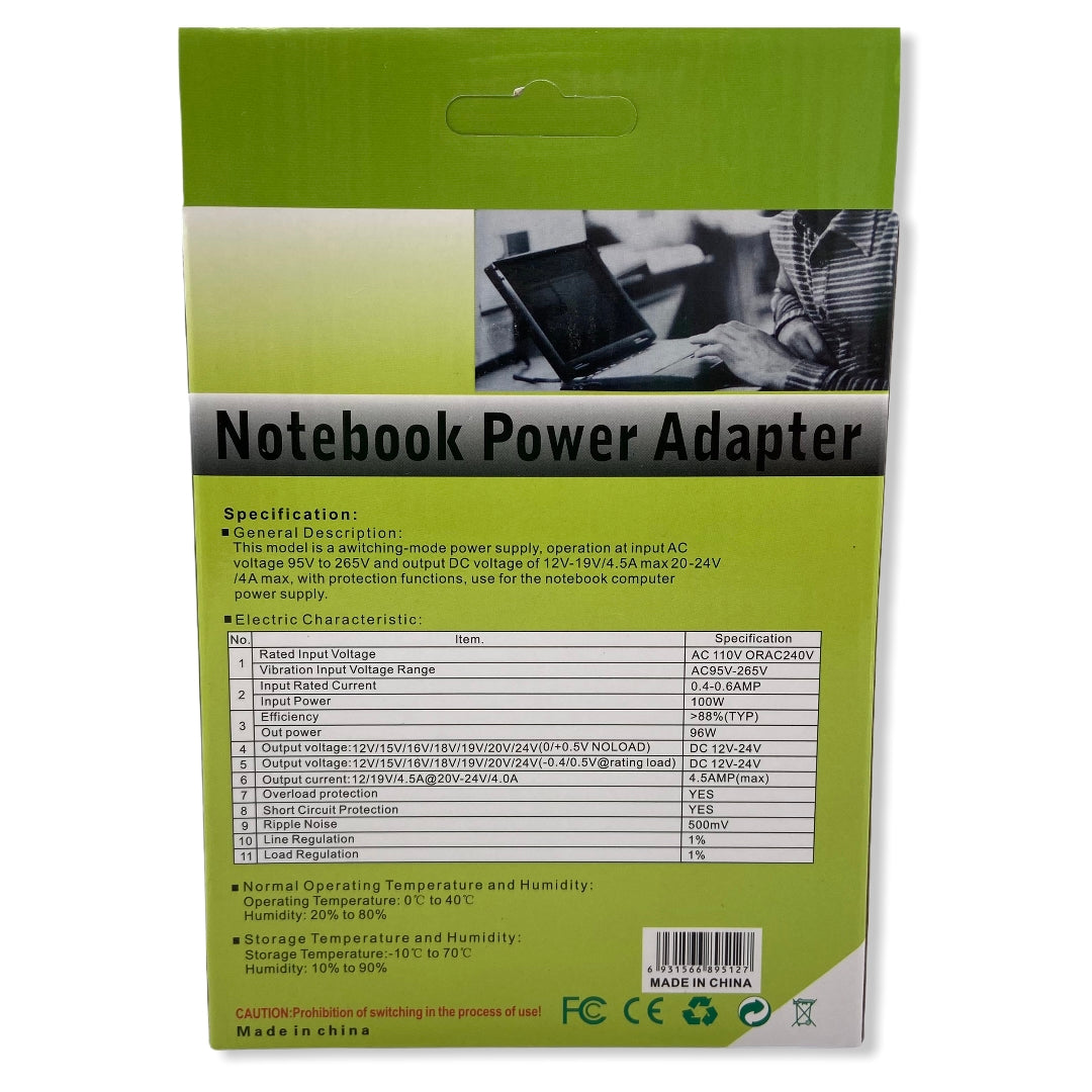 Cargador Universal para Notebooks