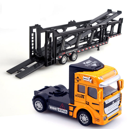 Camion transporta autitos fricción