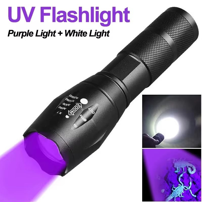 Linterna Led y UV