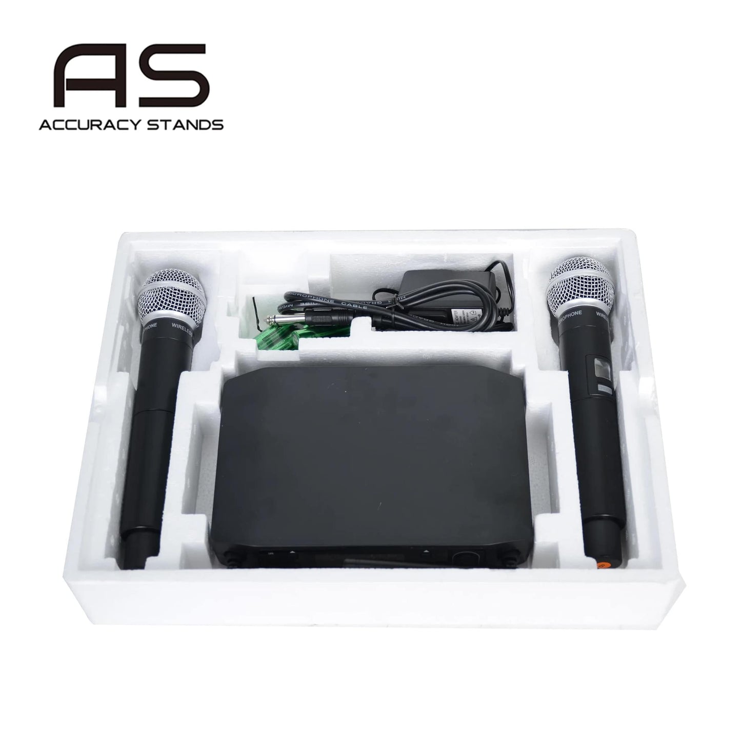 Micrófono doble UHF Inalámbrico recargable