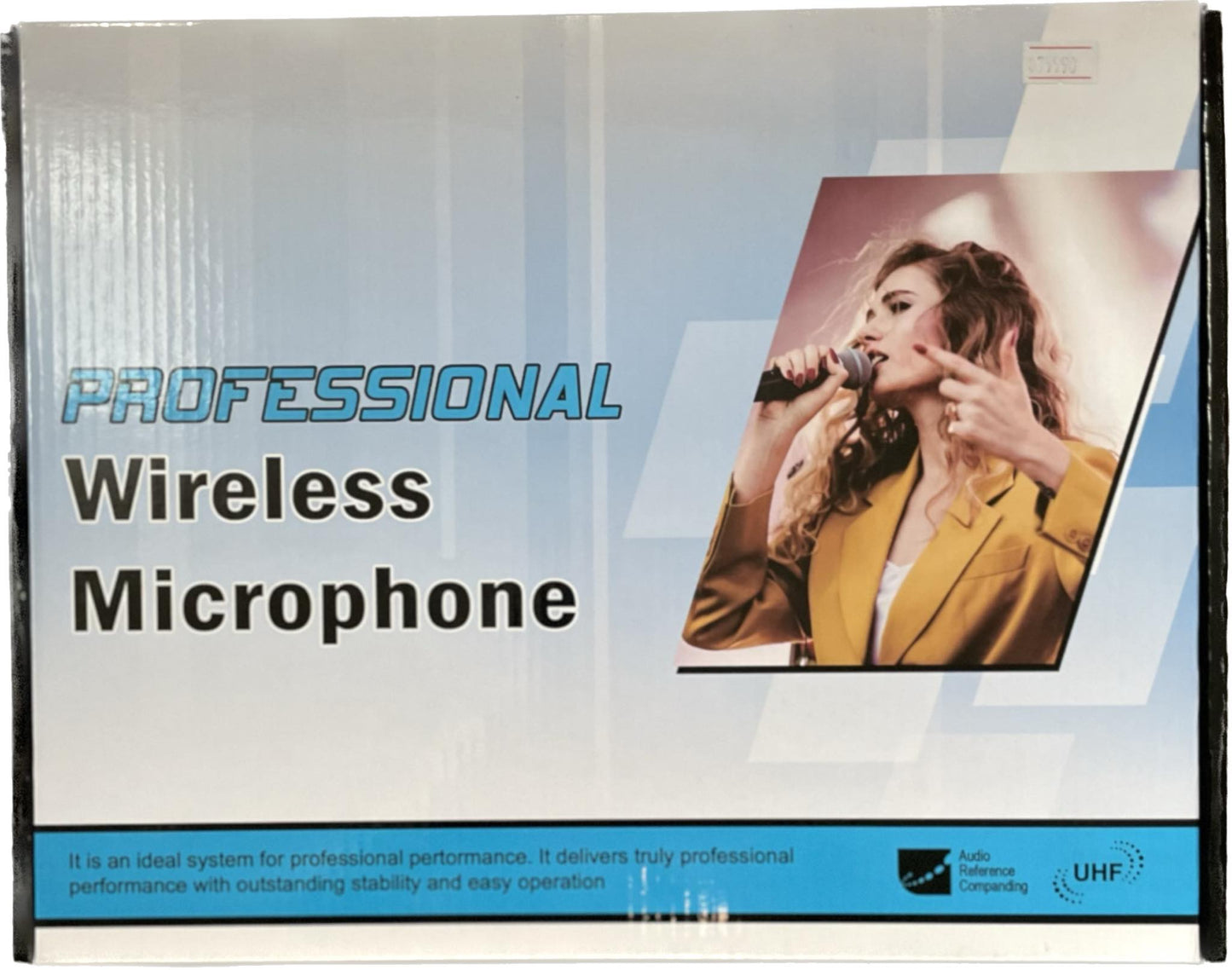 Micrófono doble UHF Inalámbrico recargable