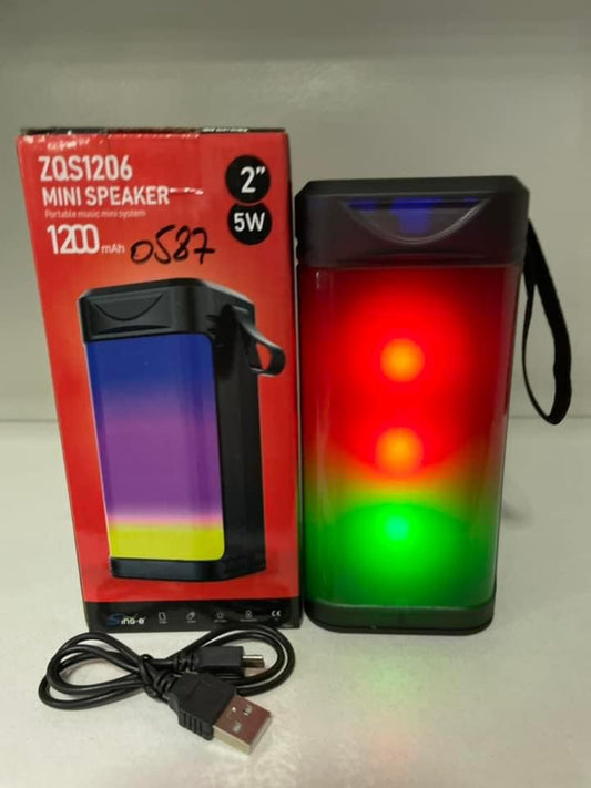 Parlante Bluetooth con lector USB y SD