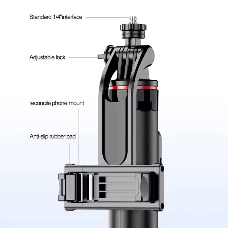 Palo Selfie 1.7 metros con BT Y trípode .
