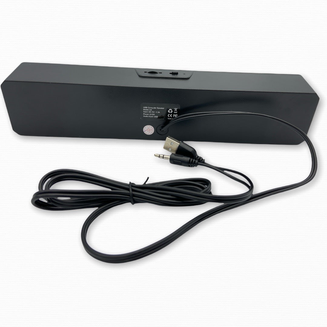 Parlantes Multimedia Desktop A4 Luz RGB