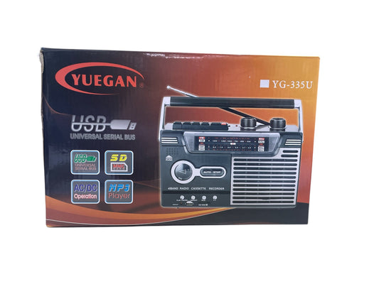 Radio Casetera AM FM SW USB SD