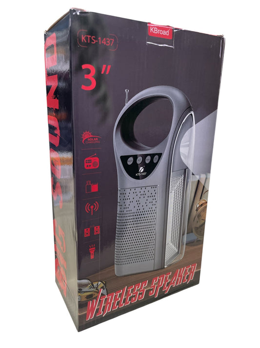 Radio BT Msd Usb , linterna , solar recargable.