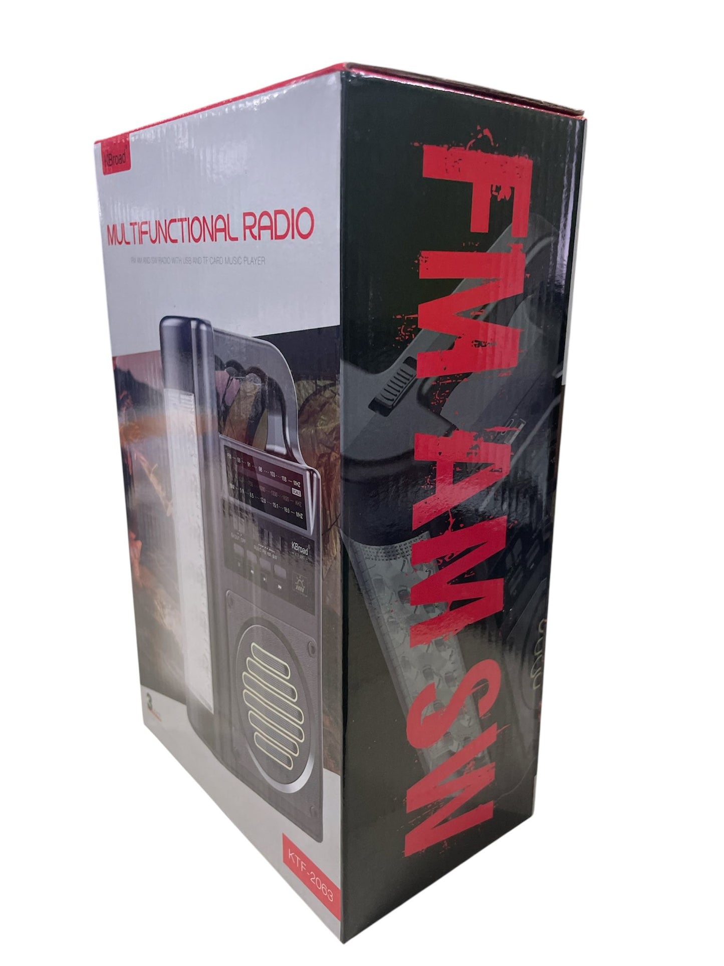 Radio solar recargable Luz led