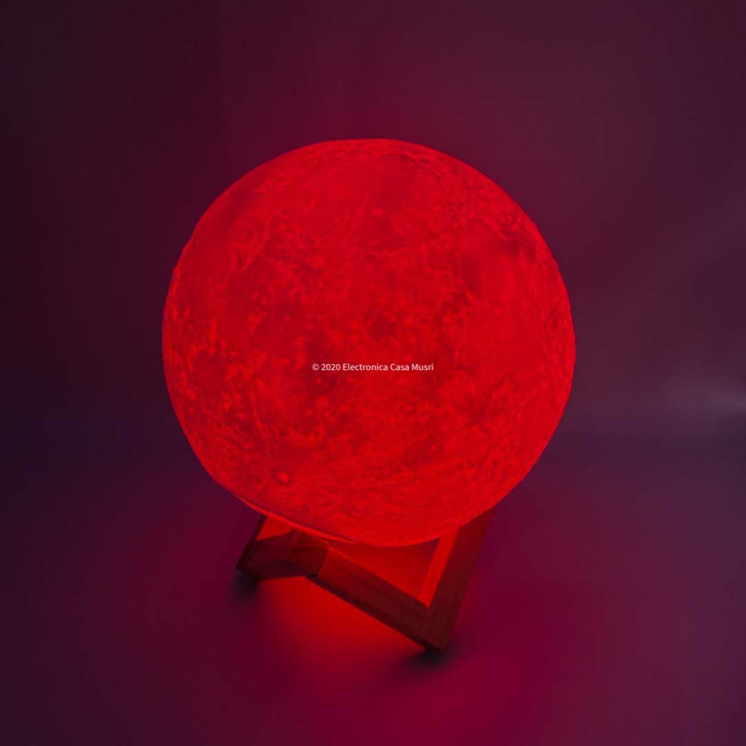 Lampara Led forma de Luna Grande (18cm)