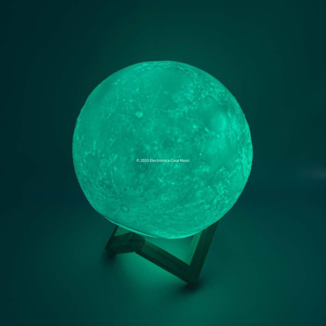 Lampara Led forma de Luna Grande (18cm)