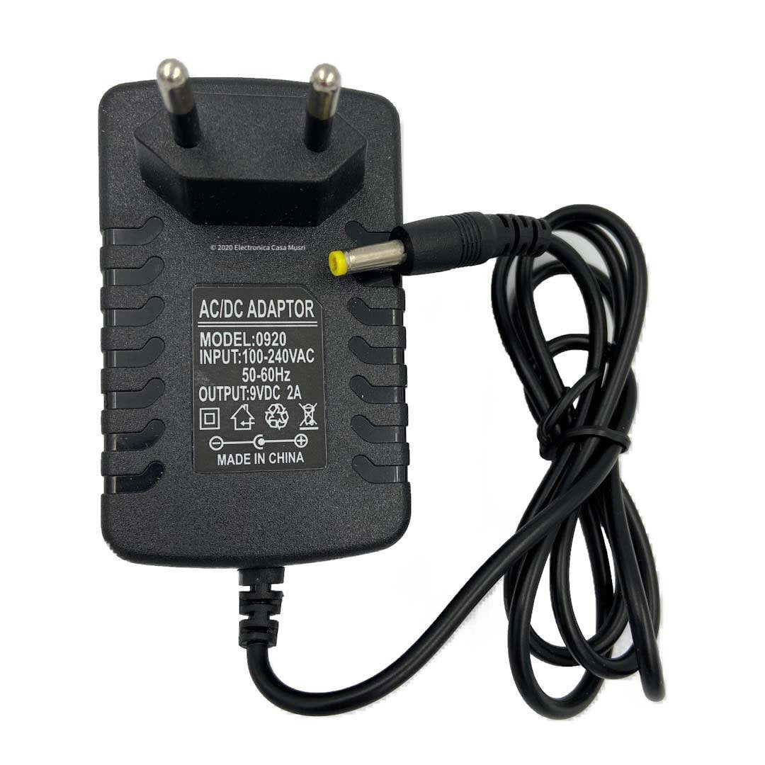 Cargador Universal 9 volts 2 Amp