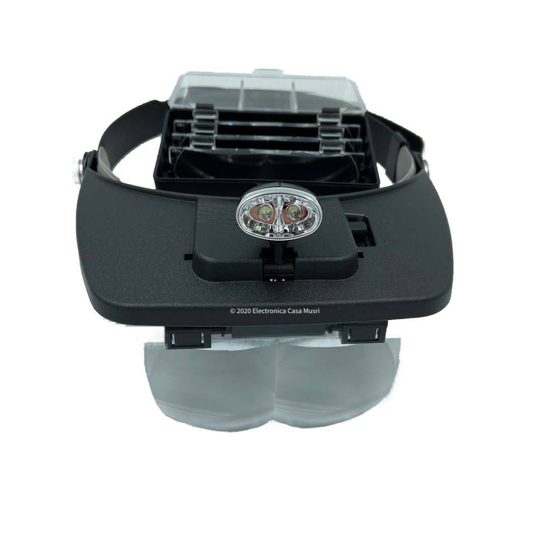 Lentes de Aumento con 4 lentes y Luz led