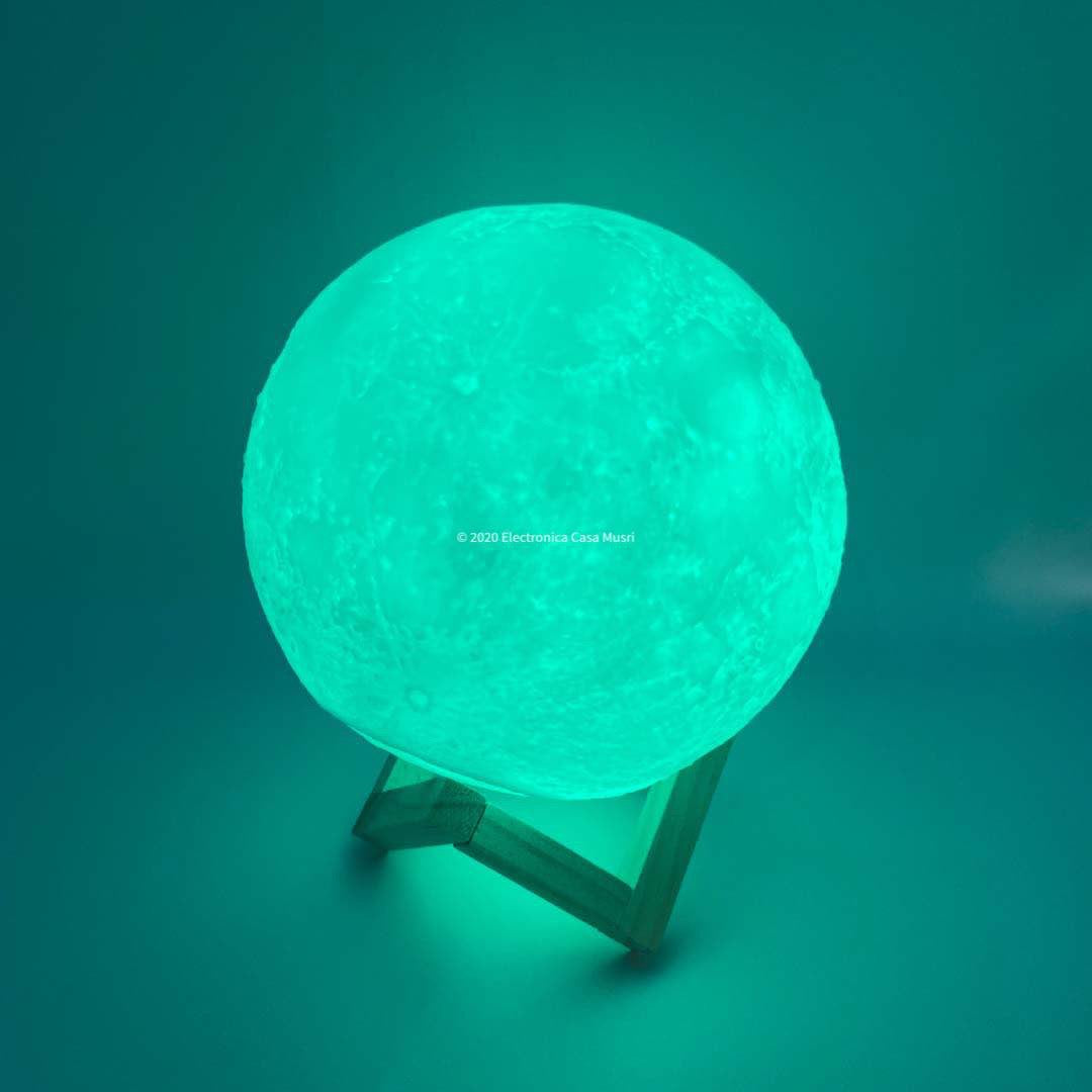 Lampara Led forma de Luna Grande (18cm)