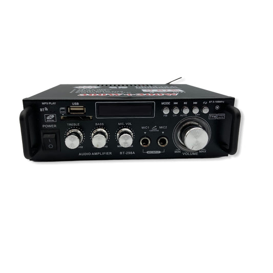 Amplificador 12v - 220v con Bluetooth