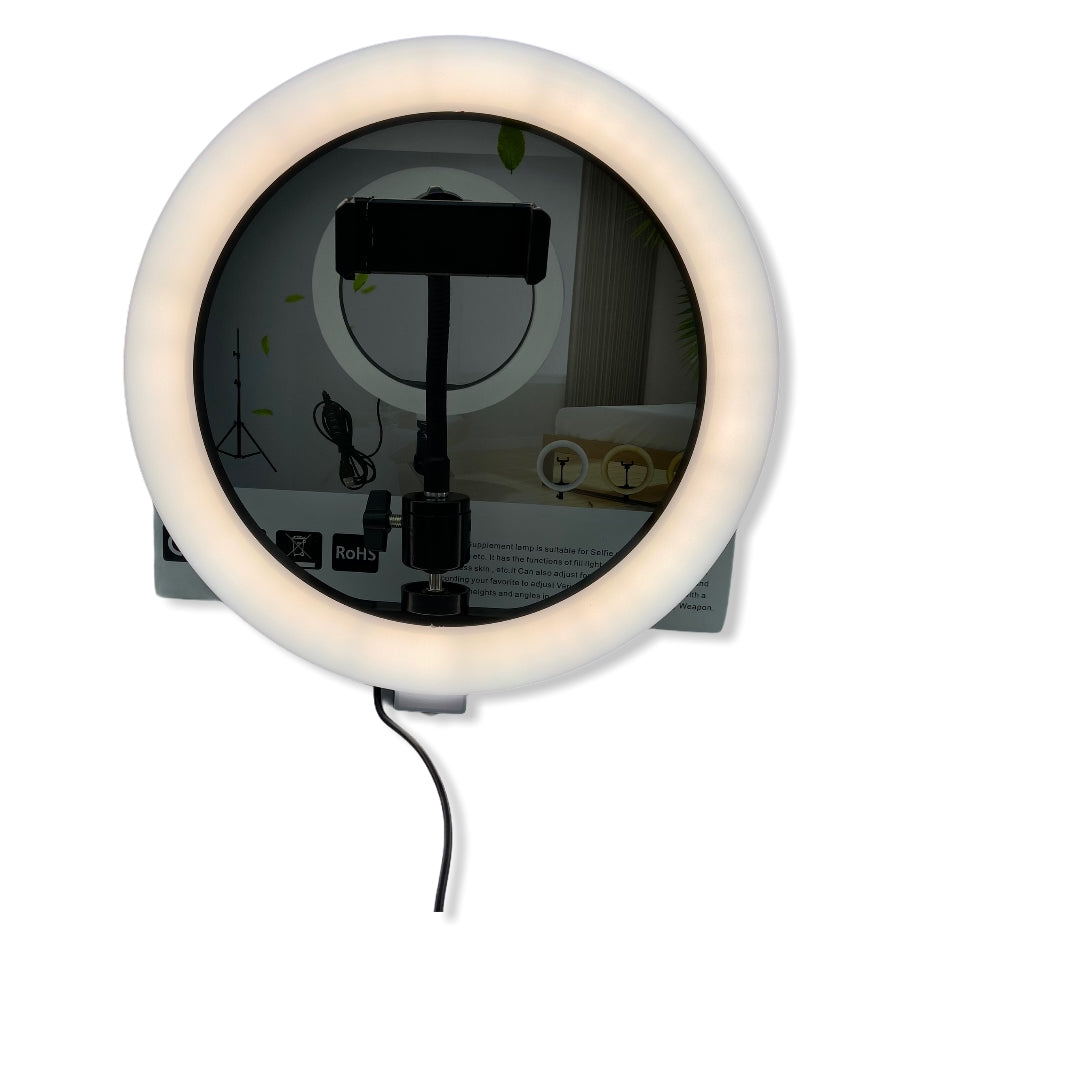 Aro Led 10" con pedestal y control remoto BT incluido