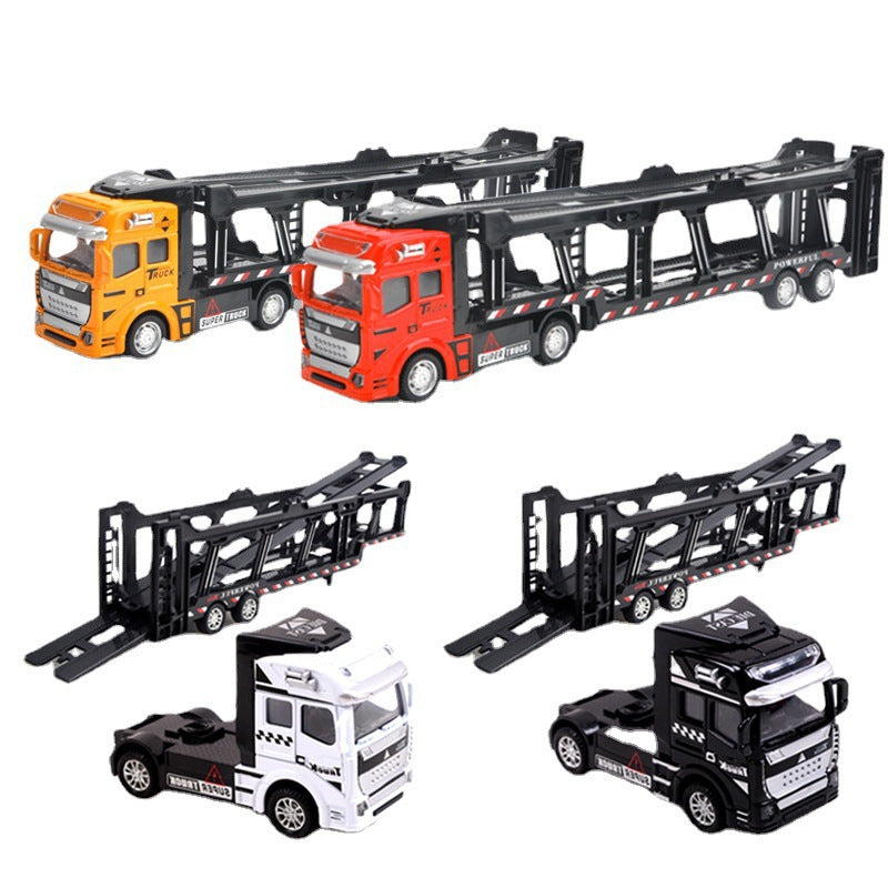 Camion transporta autitos fricción