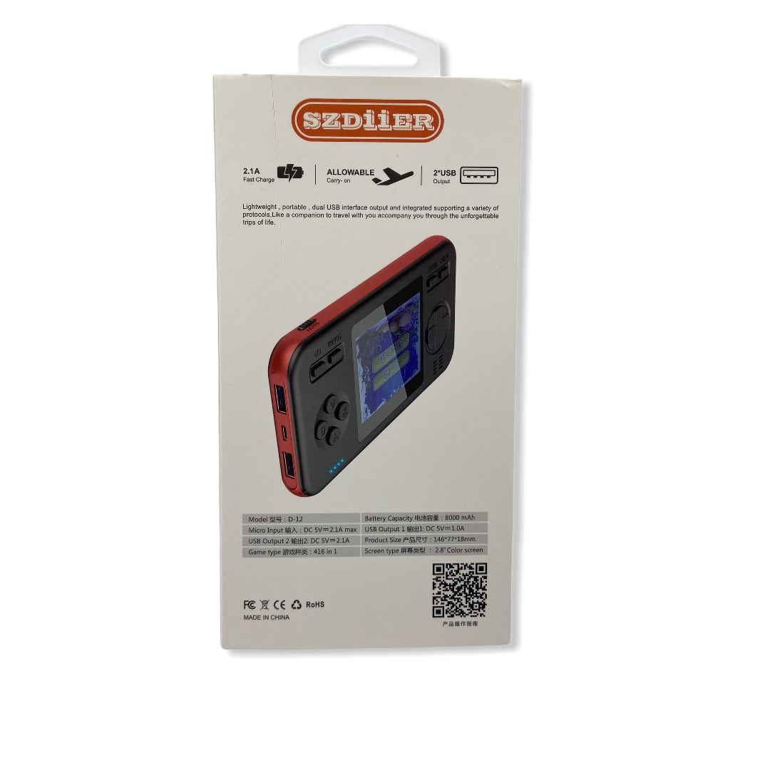 Consola Retro estilo DS con PowerBank