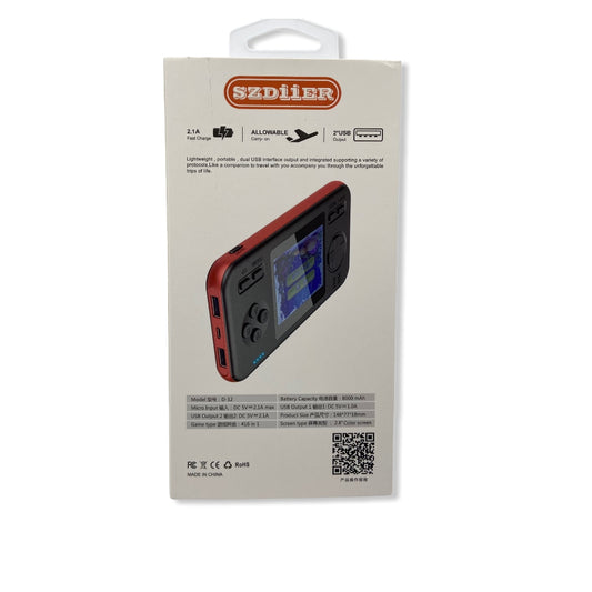 Consola Retro estilo DS con PowerBank
