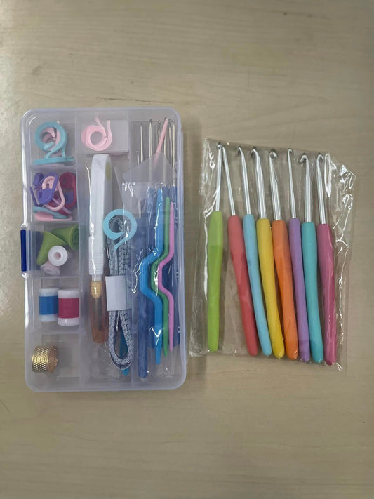 Set de 52 piezas tejido a crochet