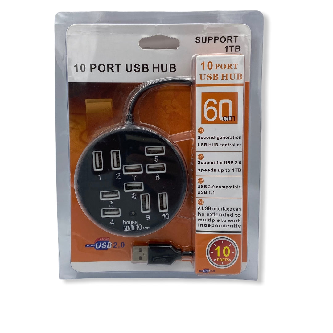 Hub USB 10 puertos