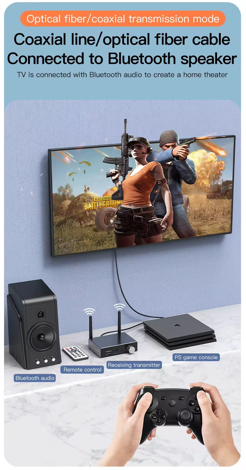 Conversor BT HI FI Receiver y Transmisor