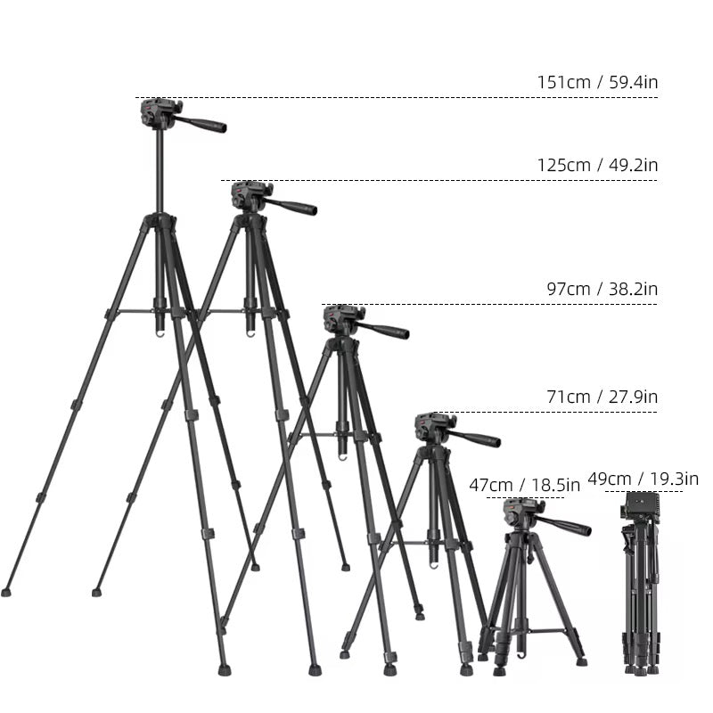 Tripode fotografico y celular 1,8 mtrs