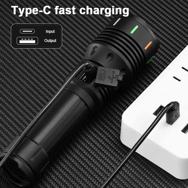 Linterna Led con zoom