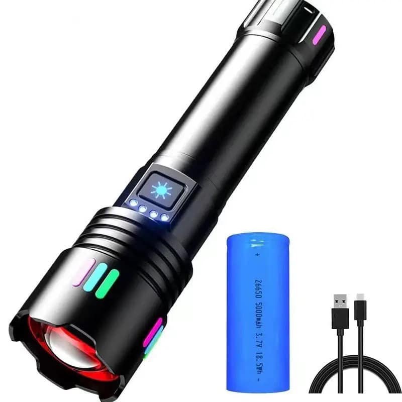 Linterna Led con zoom