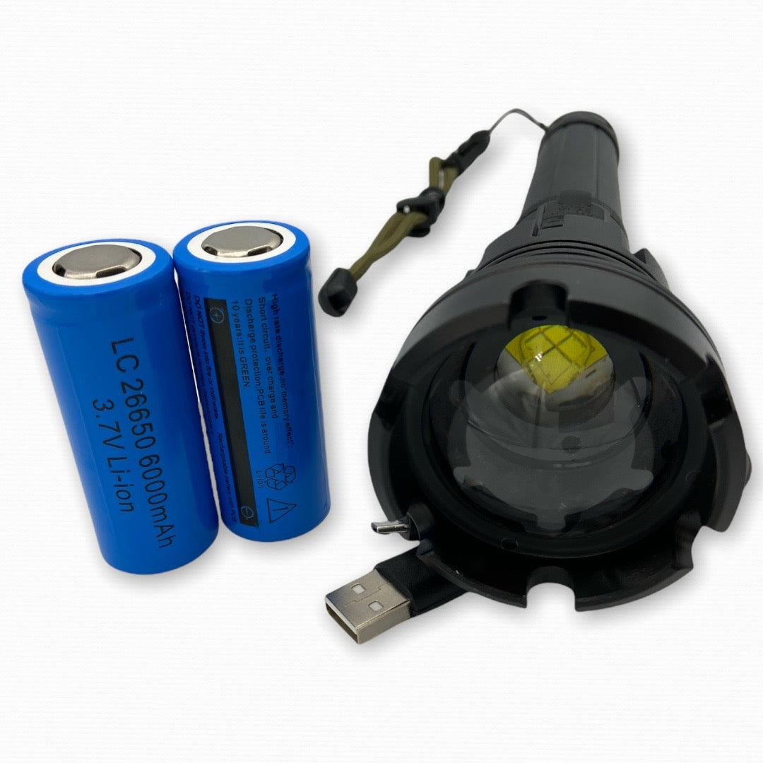 Linterna Seguridad 8.000 lms