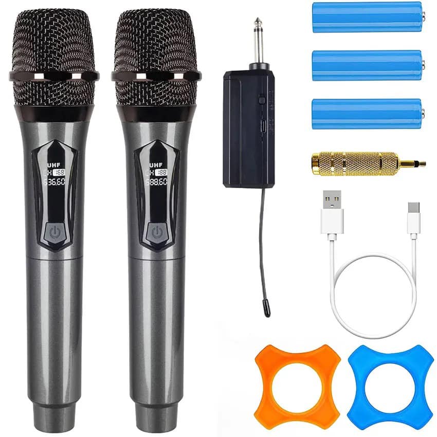 Micrófono UHF recargable. Profesional