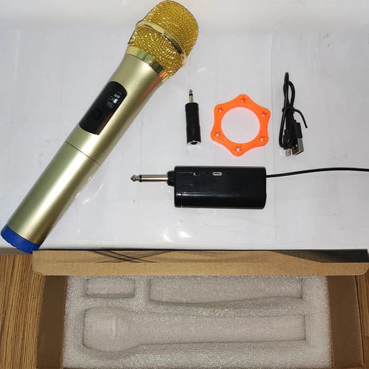 Micrófono Inalámbrico UHF Recargable
