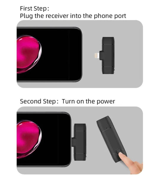 Micrófono para celular inalámbrico