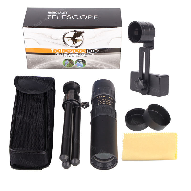 Telescopio monocular con zoom para celular