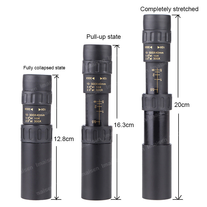 Telescopio monocular con zoom para celular