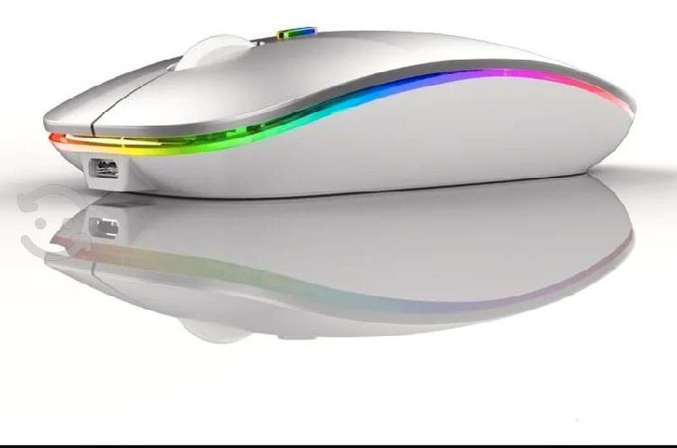 Mouse inalámbrico RGB recargable RGB
