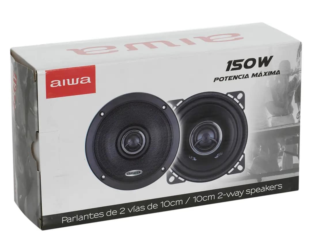 Parlante para vehiculo Aiwa 10Cm coaxial 150W