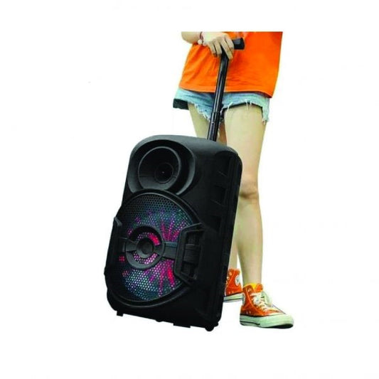 Parlante BT MSd Usb FM Luz Led