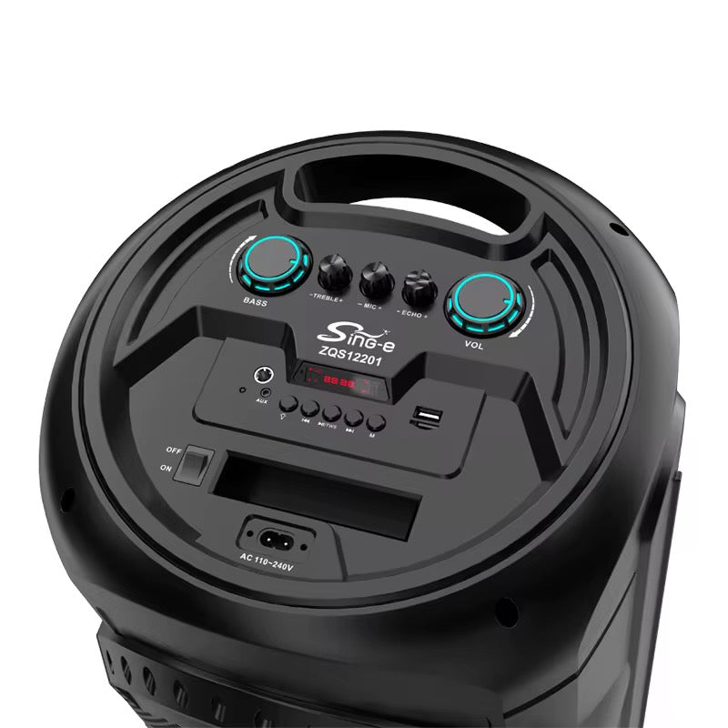 Parlante BT TF FM USB C/ Micrófono Incluido .