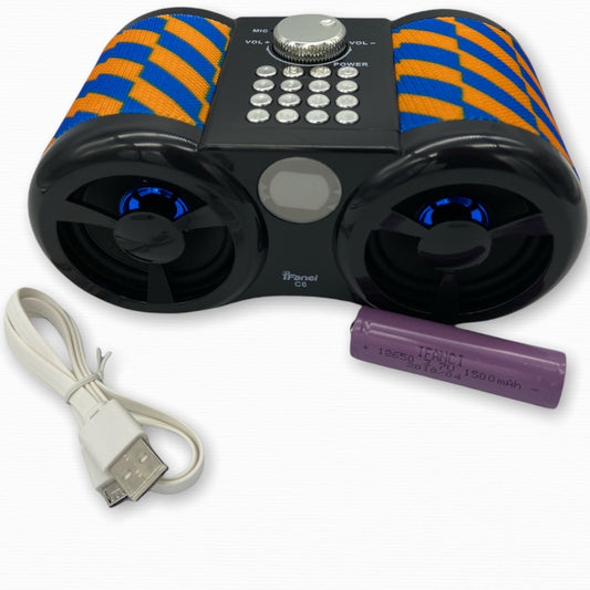 Parlante doble Bazuca BT USB TF FM