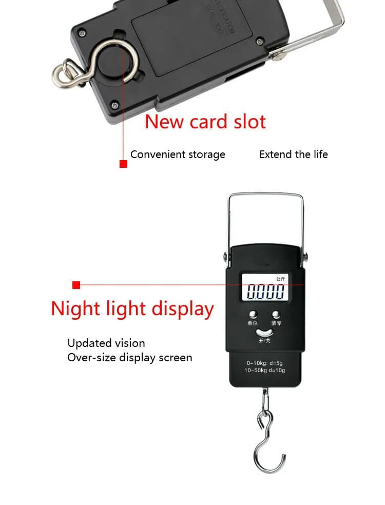 Pesa , maletas , pesca. 50 kilos