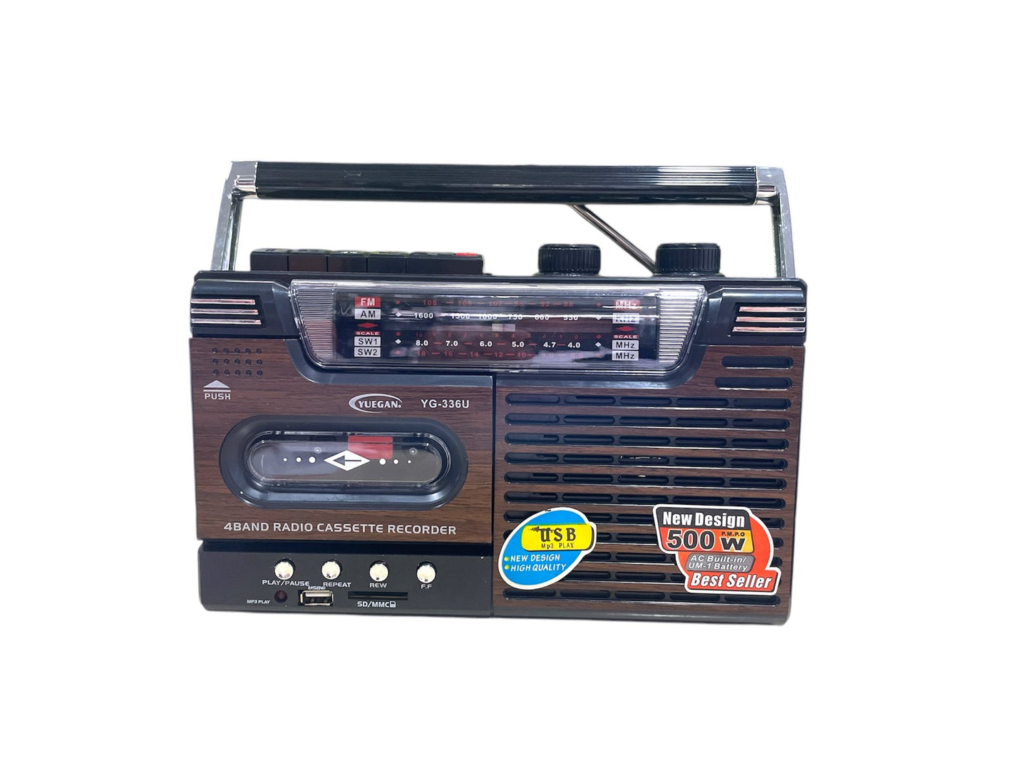Radio Casetera AM FM SW USB SD