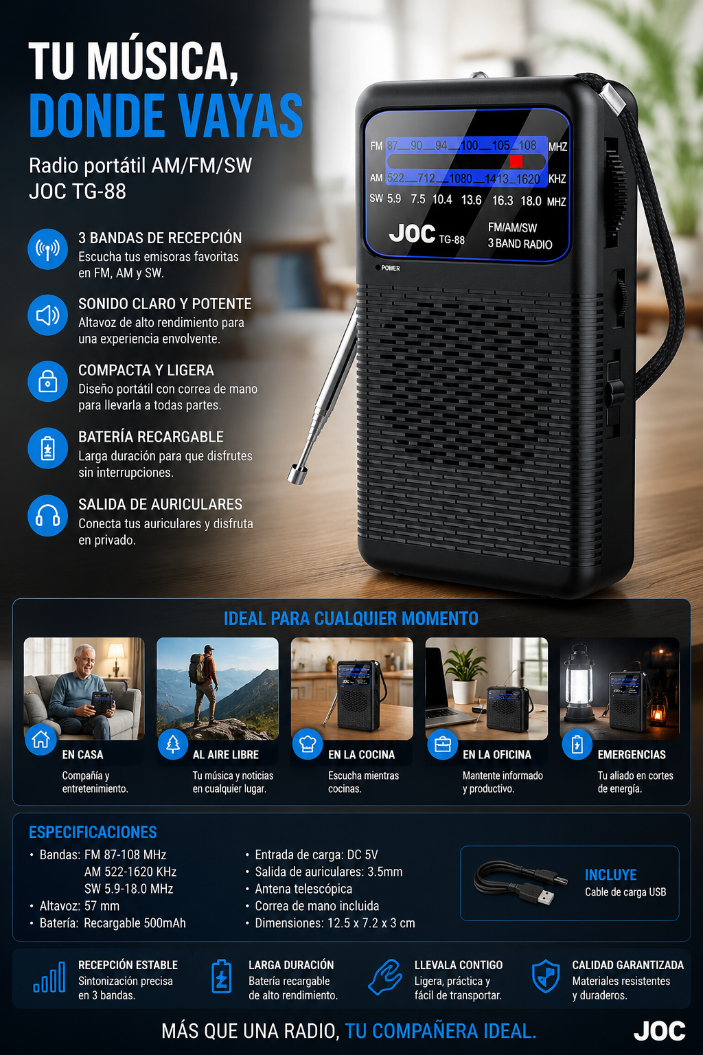 Radio AM FM SW