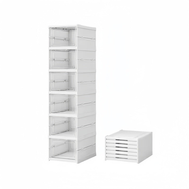 Caja organizadora de zapatos plegable x6 cajas multi uso