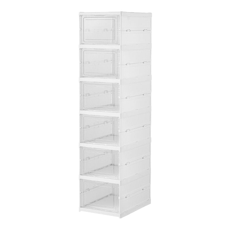 Caja organizadora de zapatos plegable x6 cajas multi uso