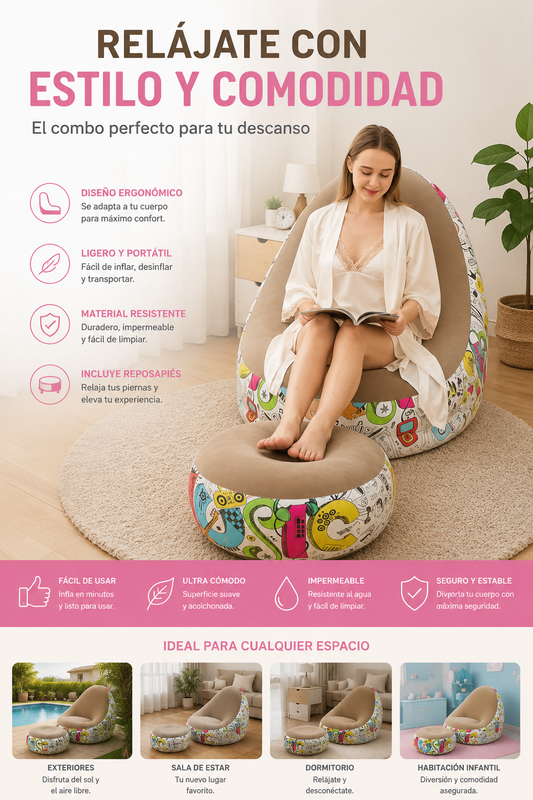 Sillon inflable