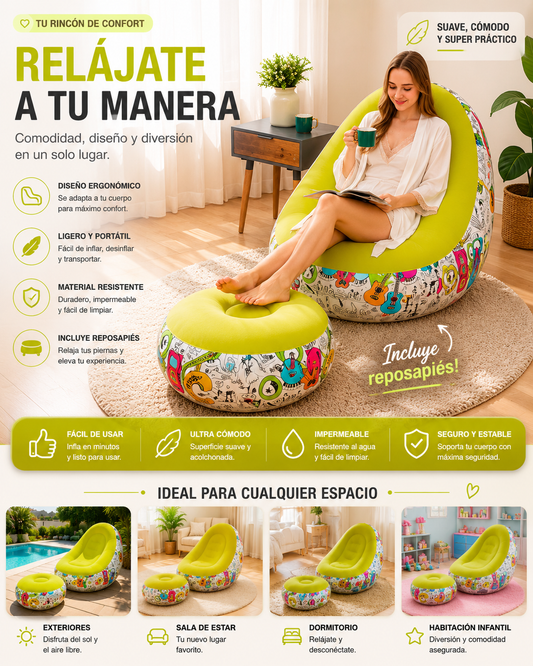 Sillon inflable