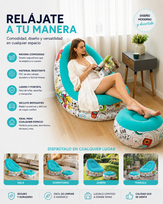 Sillon inflable