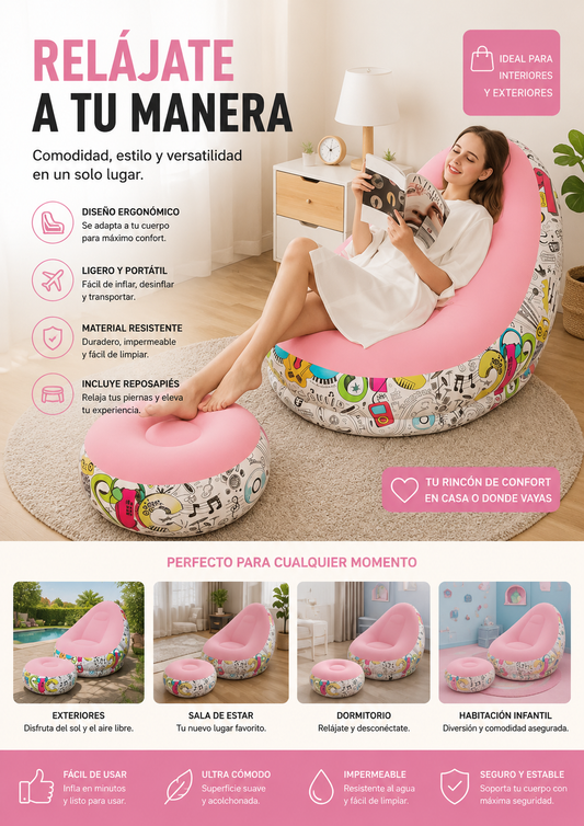 Sillon inflable